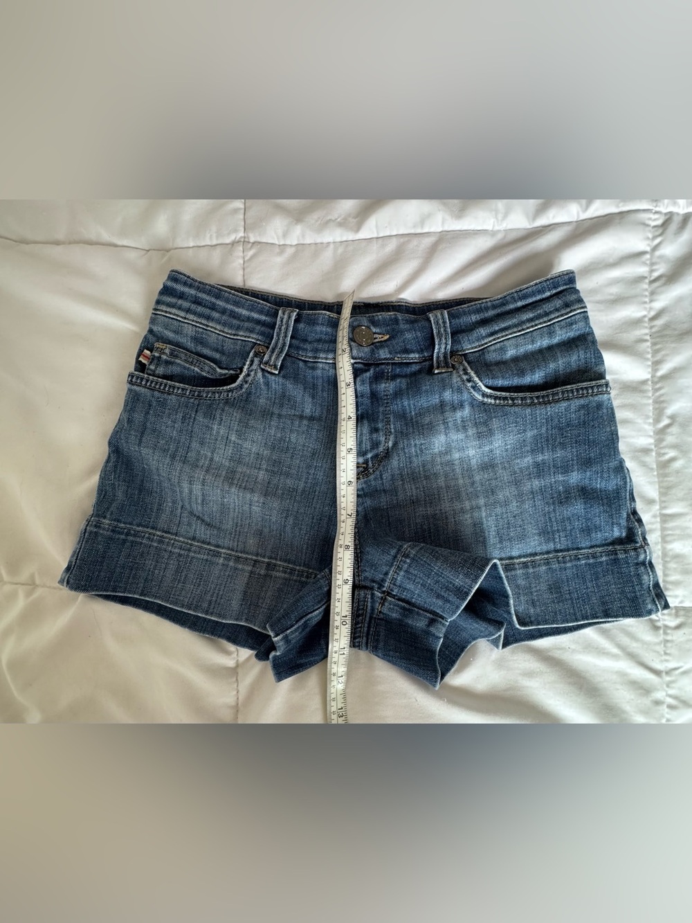 Burberry Dark Blue Denim Women's Shorts - Picture 11 of 12